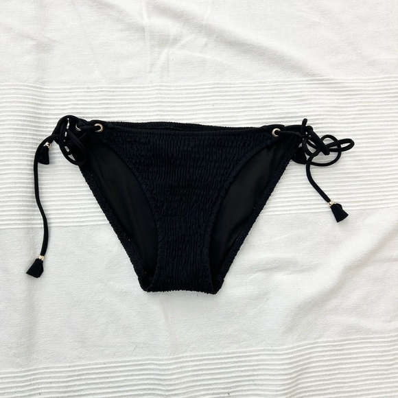 Victoria's Secret Side Tie Bikini Bottoms Swim Shirred
Gold Bead Tassels Beach - Picture 6 of 7